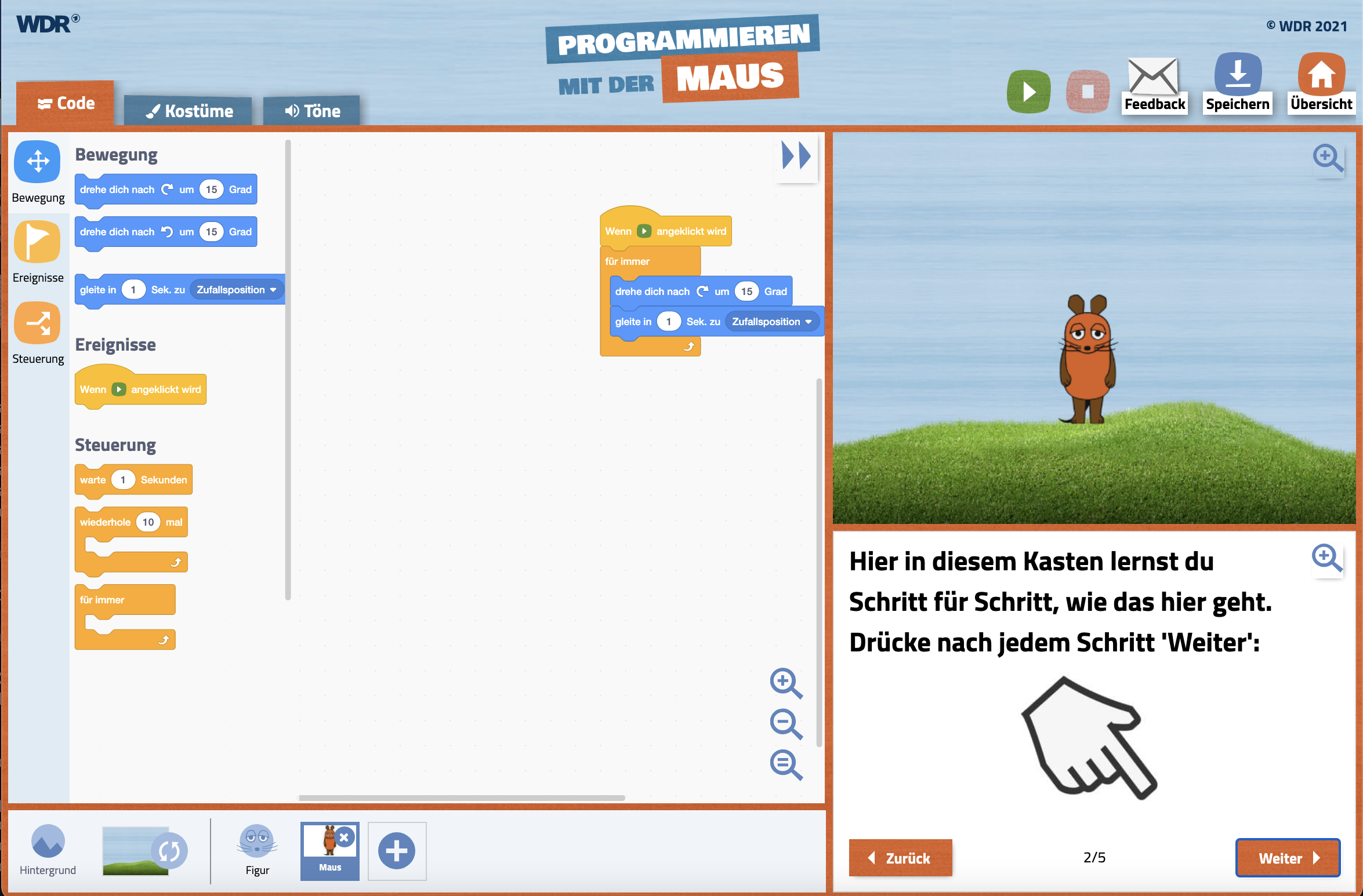 Erste Schritte 