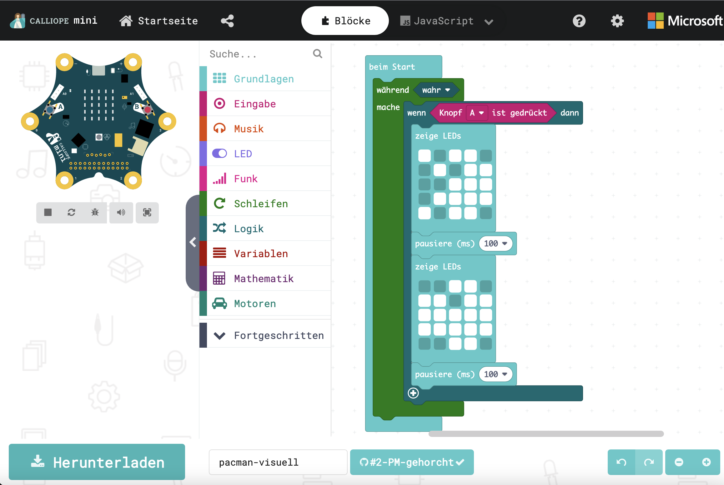 MakeCode-Calliope